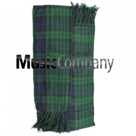 Piper Black Stewart Pleated Plaid