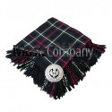 MacKenzie Scottish Fly Plaid with Knotted Fringe