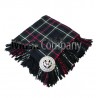 MacKenzie Scottish Fly Plaid with Knotted Fringe