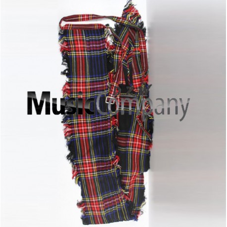 Black Stewart Drummer Plaid Pleated