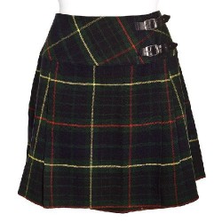 Ladies Hunting Stewart Scottish Mini Billie Kilt Mod Skirt