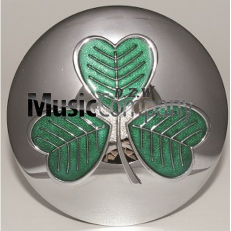 Antique Shamrock Plaid Brooch