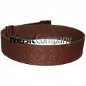 Thistle Embossed Piper and Drummer Kilt Waist Belt with Buckle