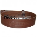 Celtic Embossed Piper and Drummer Kilt Waist Belt with Buckle