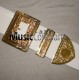 White PVC Piper Cross Belt with Guard Mounts