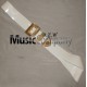 White PVC Piper Cross Belt with Guard Mounts