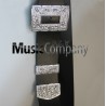 GILT Thistle Cross Belt Buckle Set