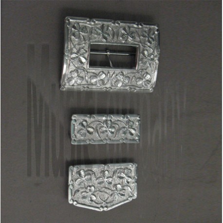 Shamrock Cross Belt Buckle Set