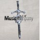 Thistle Swords Kilt Pin