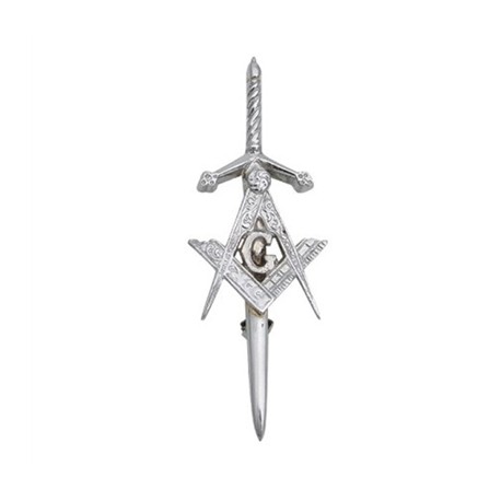 Masonic Swords Kilt Pin