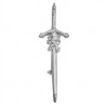 Rampant Lion Swords Kilt Pin