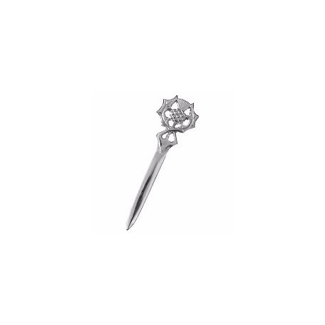 Scottish Thistle Swords Kilt Pin