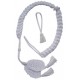 White Wool Bearskin Hat Cords
