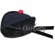 Navy Blue Glengarry Hat with Red Ball Pom Pom