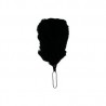 Black Feather Hackle Plume