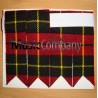Wallace Tartan Scottish/Highland Kilt Sock Flashes