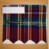 Black Stewart Tartan Scottish/Highland Kilt Sock Flashes