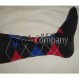 Black/Red/Blue Scottish/Highland Wool Kilt Hose/Sock