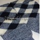 Scottish/Highland Blue and White Diced Wool kilt Hose Top