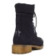Black army boot with stars