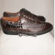 Dark Brown Ghillie Brogues Leather Upper with Leather Sole
