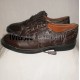 Dark Brown Ghillie Brogues Leather Upper with Leather Sole