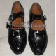 Black Silver Buckle Kilt Ghillie Brogues with PVC Sole