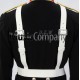 White Gloss PVC Bass Drummers Harness