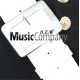 White Gloss PVC Side/Tenor Drum Sling