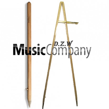 Light Oak/Medium Oak Pace Stick with Brass Fitting