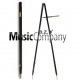 Black Pace Stick with Brass Fitting