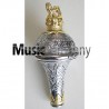 Spare Engraved Mace Head with Crown and Lion
