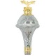 Spare Engraved Mace Head with Crown and Eagle